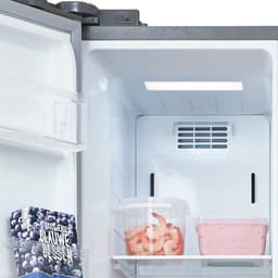 Inventum SKV0178R No Frost energiezuinige Amerikaanse koelkast - 555 liter - Digitaal led-display - IJsblokjesmaker - Stil: 37 dB Superkoelen - Supervriezen - 2 deuren - Energielabel D - RVS — thumbnail 13