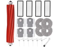 Geschikt voor Roborock Roborock P10 Q Revo - Robot Accessoireset Reserveonderdelen 1 Hoofdrolborstel - 4 HEPA-filters - 4 dweilen - 6 Zijborstels - 4 Stofzakken - 1 Borstel