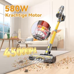 RFWR® Draadloze Steelstofzuiger met 45KPa Zuigkracht en LED Touchscreen — thumbnail 3