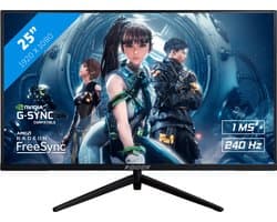 RAIDER Apex 25 PRO Gaming - 25 inch Full HD Gaming Monitor - 1ms - 240Hz - Adaptive Sync