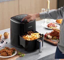 Proscenic T22 airfryer, 5L inhoud, met app, Alexa en touchscreen, 11 voorgeprogrammeerde programma's, laag geluidsniveau — thumbnail 8