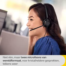 Jabra Engage 40 Headset Bedraad Hoofdband Kantoor/callcenter USB Type-A Bluetooth Zwart — thumbnail 7