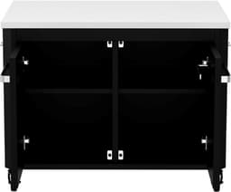 Cozze® Outdoor Kitchen - Buitenkeuken Module - RVS Werkblad - BBQ Werktafel - Laag model voor plancha of grill — thumbnail 2