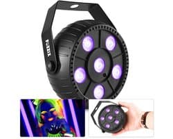 Blacklight met Ingebouwde Accu - Fuzzix PLP14 - Disco Feestverlichting - 6 leds