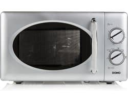 DOMO DO3025 Microgolfoven/magnetron solo - 25 L - 900 W - Retro - Grijs
