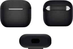 Hoesje geschikt voor Airpods Pro 2 - Schokbestendig siliconen Case Silicone met clip - Zwart — thumbnail 5