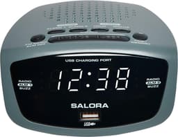 Salora CR627usb Digitale wekker — thumbnail 1