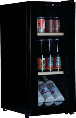 Bierkoelkast München - vol glazen deur - 52 flessen - Koelkast horeca - Bier koelkast voor Thuis - Flessenkoelkast- Drank koelkast - Bierkast — thumbnail 3