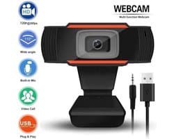 Webcam voor Laptop / Desktop computer met ingebouwde microfoon Geschikt voor: Windows & Macbook - Laptop Camera USB Plug and Play voor pc Mac Youtube Zoom Skype