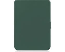 Hoesje Geschikt voor Kobo Nia Hoes Book Case - eReader Hoes Geschikt voor Kobo Nia Hoesje Book Cover - Donkergroen