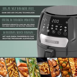 Heinrichs HFR 8212 - Airfryer - Heteluchtfriteuse - 3.7 liter - digitaal — thumbnail 5