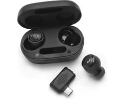 JBL Quantum TWS Air - Draadloze Oordopjes met USB-C Dongle - Bluetooth & Lage Latency - Noise Cancelling - 24 uur batterij - Voor Laptop, Smartphone & Zakelijk Gebruik - Zwart