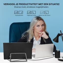 White-Label® Portable Monitor - Draagbare Scherm - Uitbreider - Full HD — thumbnail 2
