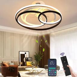 Stille Plafondventilator met Dimbaar LED Licht en Afstandsbediening — thumbnail 1