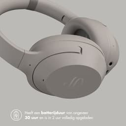 Selencia Urban Play Koptelefoon - Draadloze Koptelefoon met Active Noise Cancelling - Bluetooth Headphones - Cosy Grey — thumbnail 5