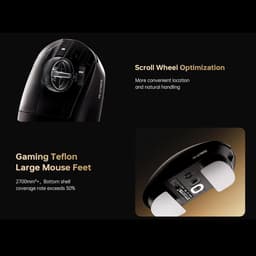 ATK A9 Ultra Max - Draadloze Gaming Muis - Ultralicht - 53 Gram - PAW3395 Sensor - 8 kHz Polling Rate - Nordic nRF52840 MCU - 600 mAh Batterij - Optische Switches - Ice-Feel Coating - RGB - Wit — thumbnail 5