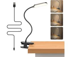 Klemtafelamp met 360° Flexibele Arm en Dimbare Verlichting