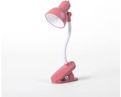 Verstelbare Minilamp met Klem voor Boek of Bureau - Draagbaar en Batterijgevoed Nachtlampje