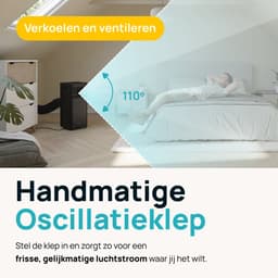 MOA Mobiele Airco - 9.000 BTU - 3-in-1 - Met Afstandbediening - Tot 30m² - Airconditioner met Ontvochtigingsfunctie - Raamafdichtingskit - Zwart — thumbnail 8