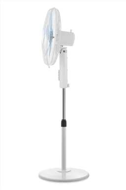 Stijlvolle Staande Ventilator met 3 Snelheden, Draaibare Kop en Hoogteverstelling - 45 W, Wit — thumbnail 4