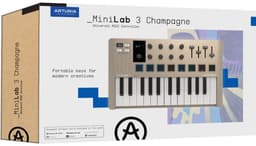 Arturia MiniLab 3 Champagne - Midi Keyboard — thumbnail 4