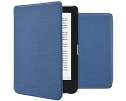 Ereader Hoes - Geschikt voor Kobo Clara 2E/Tolino Shine 4 - Donkerblauw