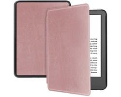 Ereader Hoes - Geschikt voor Amazon Kindle (2022) 11th gen/Amazon Kindle (2024) - Rosé goud