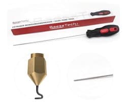 Reinigingsnaald voor 3D-printer - Effectief gereedschap voor het verwijderen van filamentverstoppingen, 1,75 mm, 210 mm lang