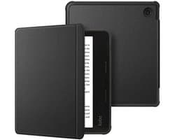 Fintie Case Compatible with Tolino Epos 3 (2022) 8 inch / Kobo Sage eReader - Super Light Soft TPU Back Cover Protective Case Bag Car Sleep/Wake Function, Black