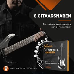 Finesse Gitaarsnaren Elektrische Gitaar - met Plectrums - .009 tot 0.42 - Gitaar Snaren — thumbnail 2