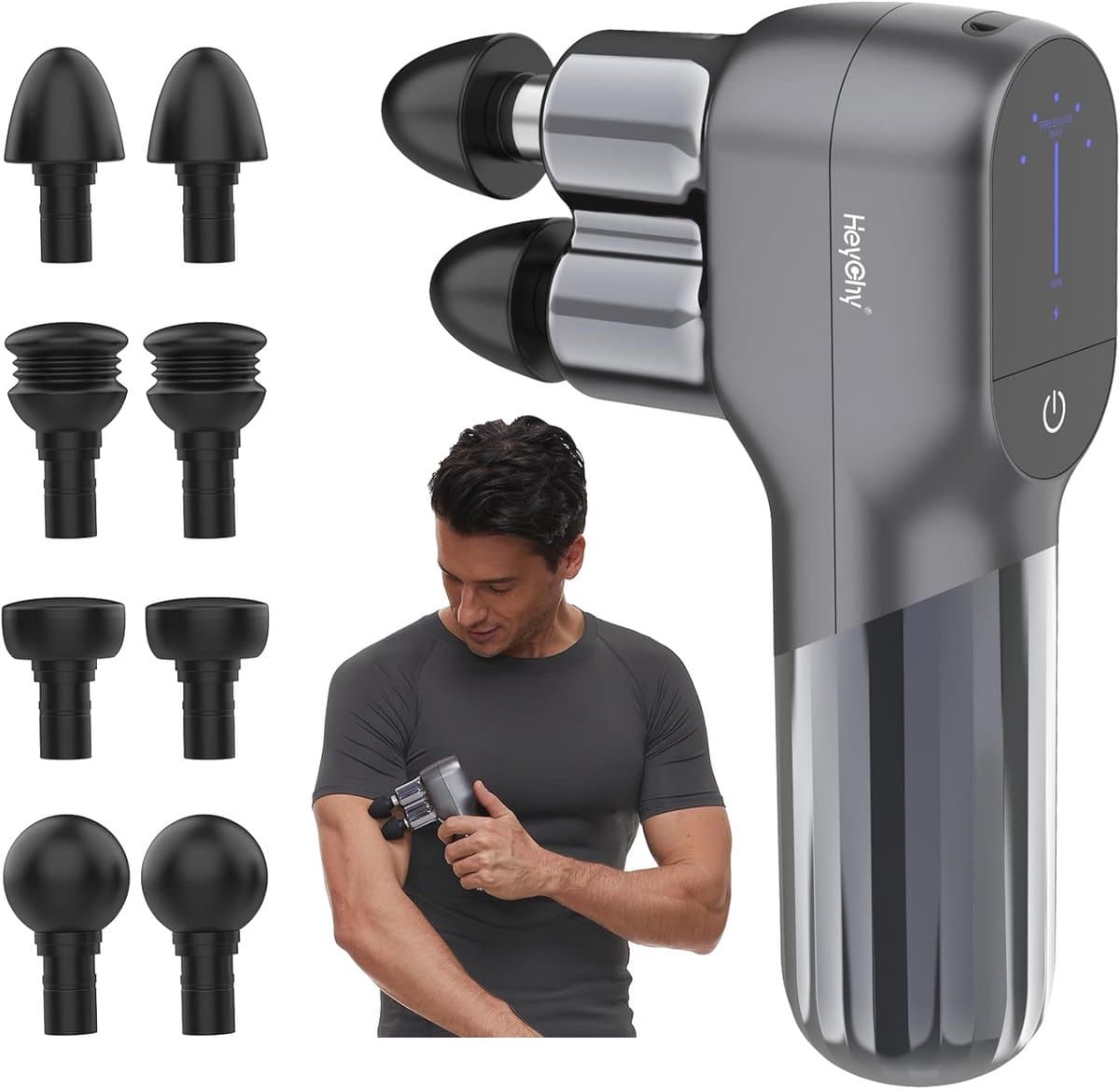 Mini Massagepistool voor Diepe Spiertherapie en Ontspanning – Draagbaar Handpistool voor Athleten voor Pijnverlichting — afbeelding 1