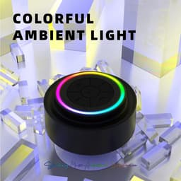 Waterdichte Bluetooth-luidspreker, draagbare mini-badkamerluidspreker, draadloze radio, multifunctionele Bluetooth-luidspreker, IP67 waterdichtheidsclassificatie — thumbnail 4
