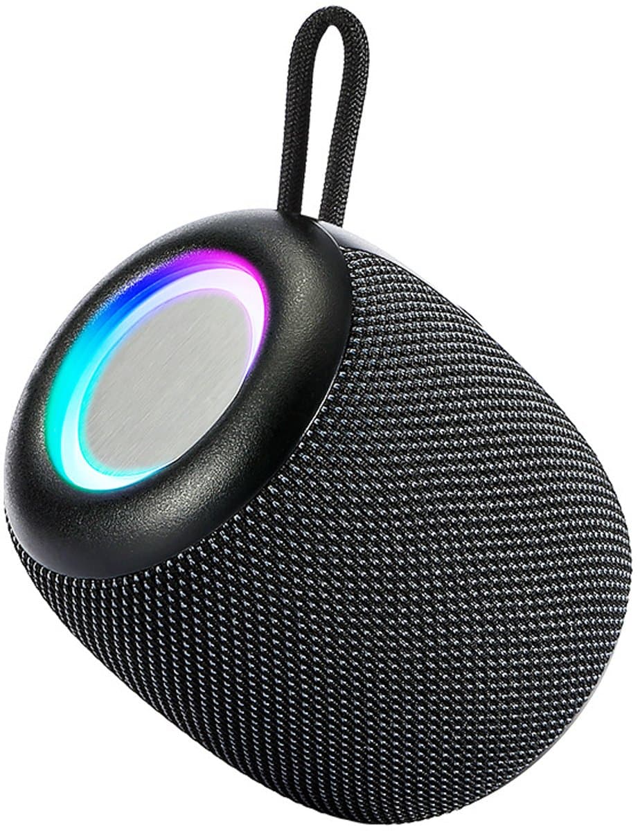 Draagbare mini-subwoofer met Bluetooth en ultralange batterijduur, ideaal als mini-promotiecadeau. — afbeelding 1