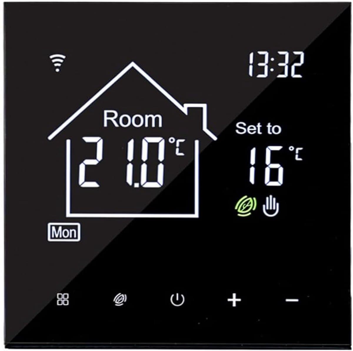 Slimme Wifi Thermostaat voor Elektrische Vloerverwarming Temperatuurregeling — afbeelding 1