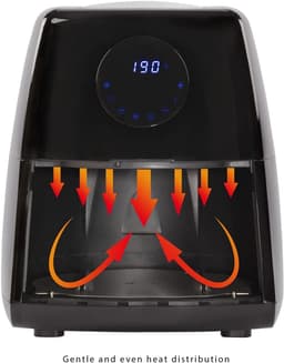 Hot air fryer 2.5 liter - 7 programma's - LED-display - 1500 W — thumbnail 6