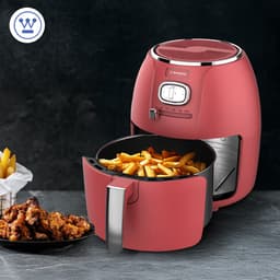 Westinghouse Retro Airfryer - 1500W - Heteluchtfriteuse - 4L - PFAS-Vrij - tot 200 Graden - Tot 4 personen - Rood — thumbnail 4