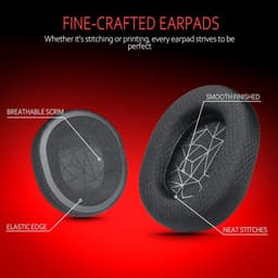 Geschikt voor SteelSeries Arctis 1.3, Arctis 5.7 PRO hoofdtelefoon: schuimrubberen oorschelpen, oorschelpen, hoofdband — thumbnail 3