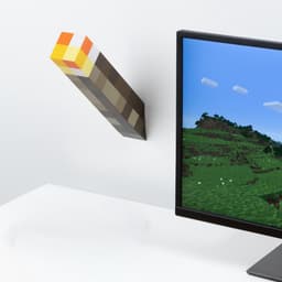 Minecraft - Fakkel Lamp - Torch - 13cm hoog — thumbnail 1