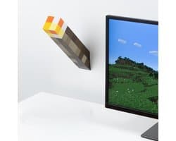 Minecraft - Fakkel Lamp - Torch - 13cm hoog