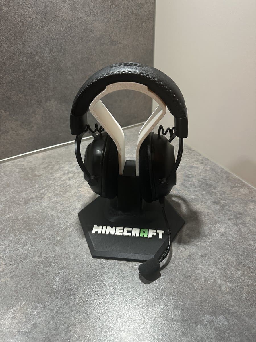 Hoofdtelefoon houder MINECRAFT - Headset stand - Koptelefoon standaard - Koptelefoon houder — afbeelding 1