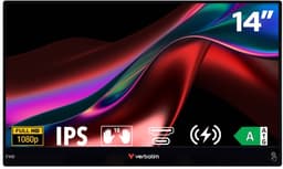 Verbatim 14" FHD, Touch, TFT, incl. Power Bank 5000mAh, Portable Screen — thumbnail 3