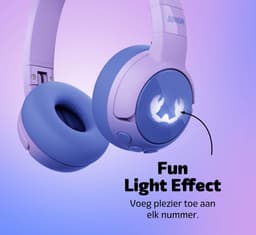 Fresh 'n Rebel Code Junior - Koptelefoon kind - Kinder koptelefoon - Draadloos (Bluetooth) & Bedraad – Inclusief Aux kabel (1m) - Groovy Galaxy — thumbnail 7