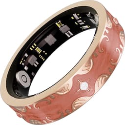 WizBay Premium Select® Bohemian Smart Ring - Coral Orange - Hartslag, Slaap en Zuurstofmeting - Activiteitstracker - Maat 8 — thumbnail 3