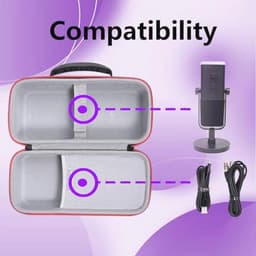 Case Hoes voor USB Gaming Microfoon en Broadcast-kwaliteit Dynamische Microfoon — thumbnail 5