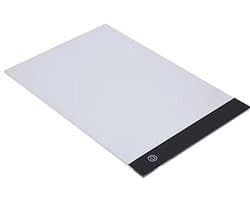 Draagbare LED lichtpad met dimfunctie en USB aansluiting voor kunstenaars