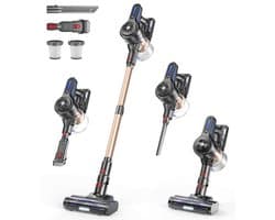 Draadloze Stofzuiger 200W - Gouden Draadloze Stofzuiger met 1,5 liter Capaciteit