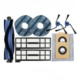 9 stuks vervangende dweilpads geschikt voor eufy X10 Pro Omni Accessoires - Robotstofzuigeraccessoires - 1 rolborstel, 2 filters, 2 zijborstels, 2 stofzakken, 2 dweilpads — thumbnail 1