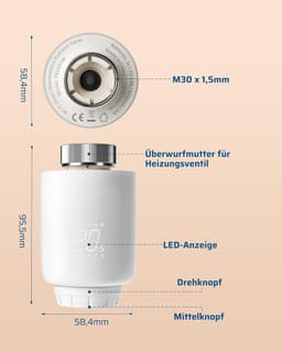 Slimme WiFi Thermostaat - Programmeerbaar voor Vloerverwarming en Radiatoren — thumbnail 3