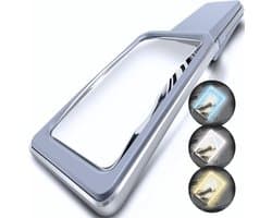 Grote Vergrootglas met Helder LED Licht voor Lezen en Inspectie