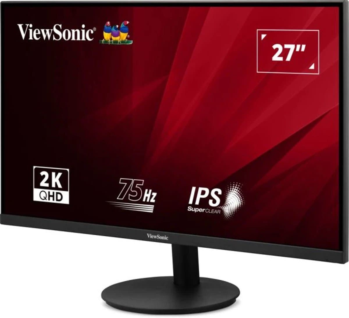Viewsonic VA VA2708-2K-HD-2 computer monitor 68,6 cm (27") 2560 x 1440 Pixels Quad HD LED Zwart — afbeelding 1